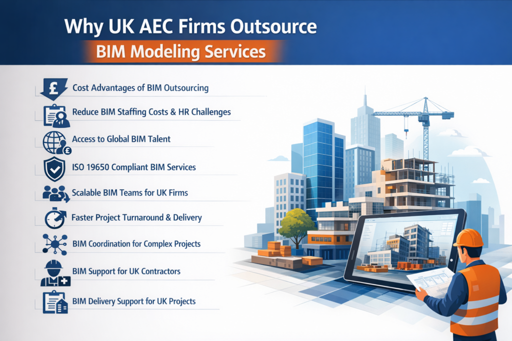 BIM outsourcing benefits for UK AEC Firm